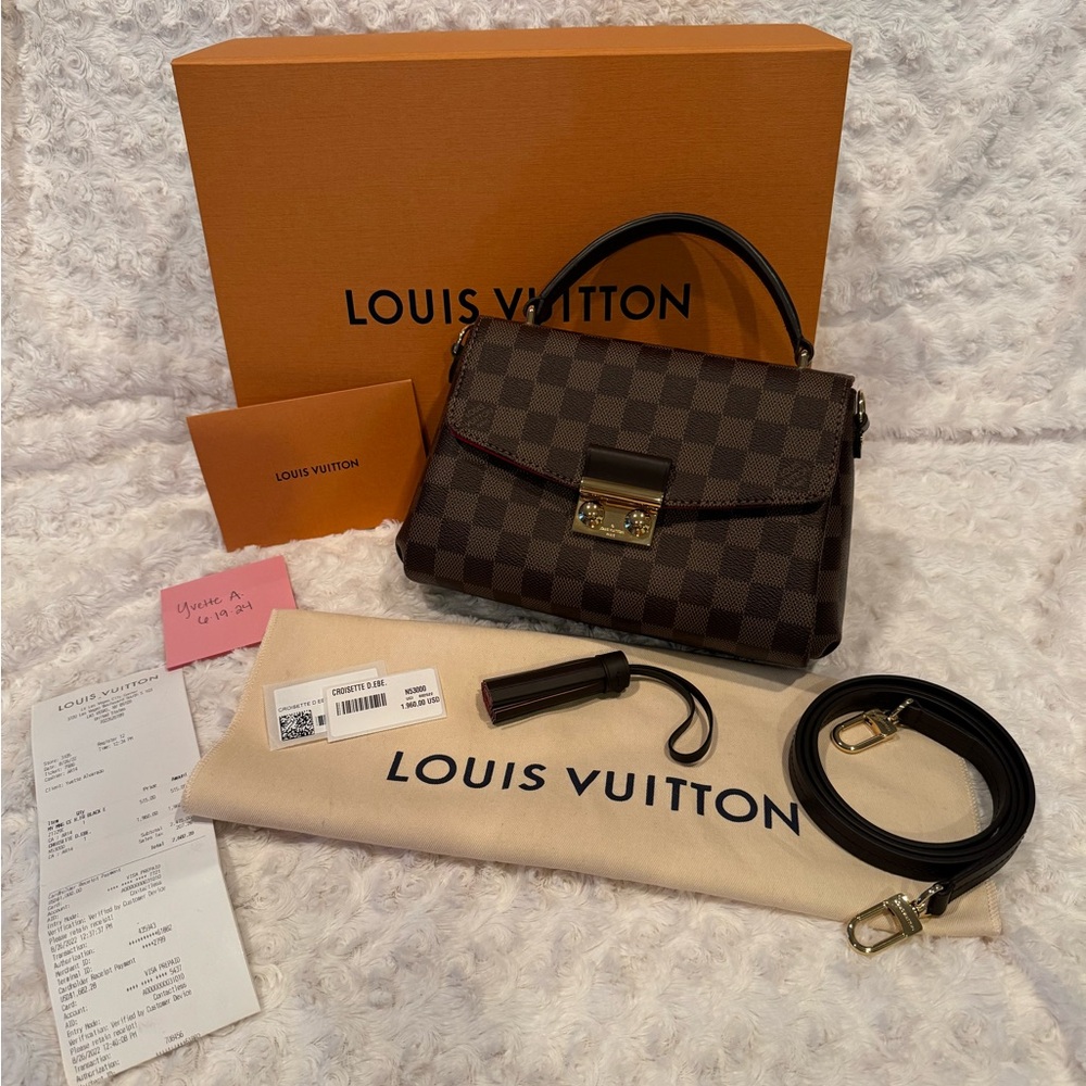 Louis Vuitton Croissette Damier Ebene